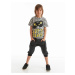 mshb&g Lets Play Boy's T-shirt Capri Shorts Set