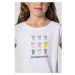 Hannah Kaia Jr Dievčenské tričko 10019284HHX white