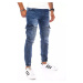 Pánske modré džínsové nohavice
