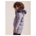 Zimná bunda s odopínateľnou kapucňou