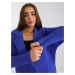 Modrý teddy coat Eveline s vreckami MBM-PL-1521.97P-cobalt