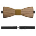 BeWooden drevený motýlik White Wine Bow Tie, pánsky hnedé univerzálne MTB170 MTB170