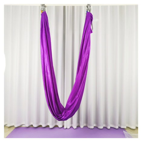 Hojdacia sieť Sportago Aerial Yoga Hammock - fialová - 7m