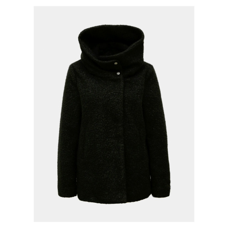 Čierny krátky kabát Jacqueline de Yong Sonya