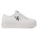 Calvin Klein Jeans Tenisky Cupsole Low Txt YW0YW01033 Biela