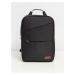 Black laptop backpack with pockets