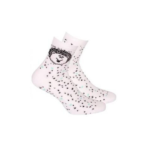 Gatta G44.01N Cottoline girls' socks patterned 33-38 white 232