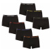 7PACK pánske boxerky Jack and Jones čierne (12165587)