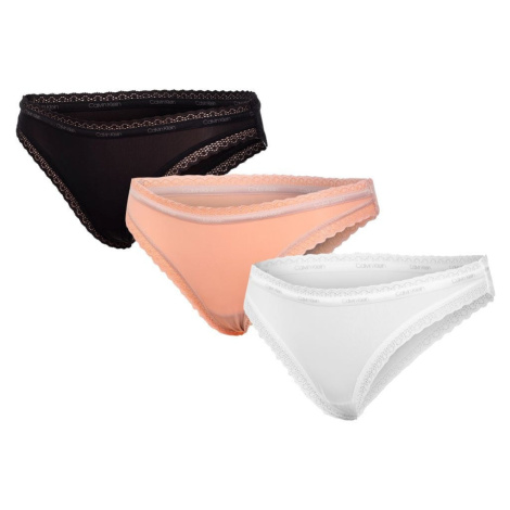 3PACK dámske nohavičky Calvin Klein viacfarebné