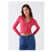 LC Waikiki Lcw Straight Long Sleeve Women's Crop Shirt