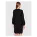 Vero Moda Úpletové šaty Nancy 10249116 Čierna Relaxed Fit