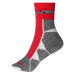 James&amp;Nicholson Unisex športové ponožky JN215 Red