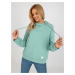 Pistachio Women's Patch Kangaroo Sweatshirt