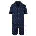 POLO RALPH LAUREN Krátke pyžamo  biela / námornícka modrá / červená