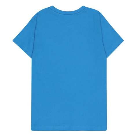 BLUE SEVEN Tričko  modrozelená / hnedá / svetlozelená / červená