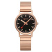 Mondaine A660.30314.16SBR Classic Schwarz und Rosé 36mm 3ATM