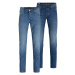 JACK & JONES Džínsy 'GLENN ORIGINAL SQ 013/SQ 044'  modrá denim / svetlomodrá