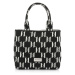 Kabelka Karl Lagerfeld K/Monogram Knit Lg Tote Black/White