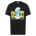 DSQUARED2 X The Smurfs One Planet Black tričko