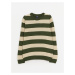 LC Waikiki Lcwk Crew Neck Striped Long Sleeve Boy's Knitwear Sweater