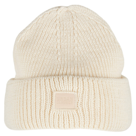 Knitted wool hat - cream Urban Classics