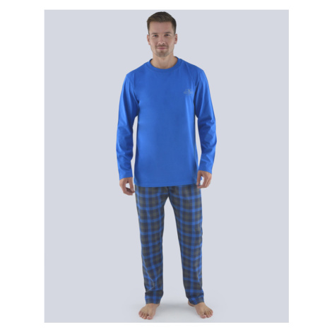 Gina Pánske pyžamo dlhé 79069P modrá-sladkého drievka