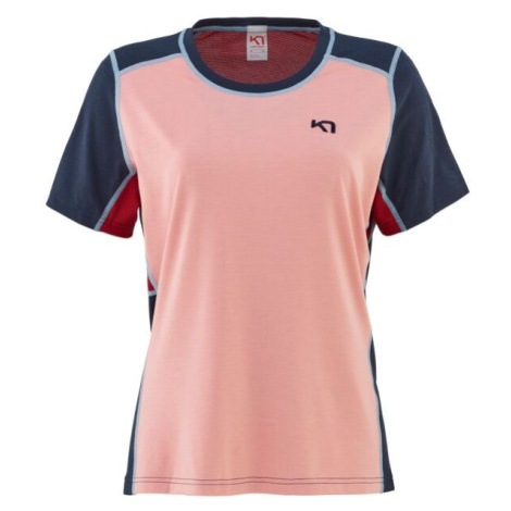 KARI TRAA SANNE HIKING TEE Športové dámske tričko, ružová, veľkosť