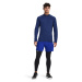 Pánske zateplené kompresné tričko s dlhým rukávom UNDER ARMOUR UA CG Armour Twist Mock-BLU