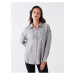 LC Waikiki LCW Vision Polka Dot Long Sleeve Oversize Women's Shirt