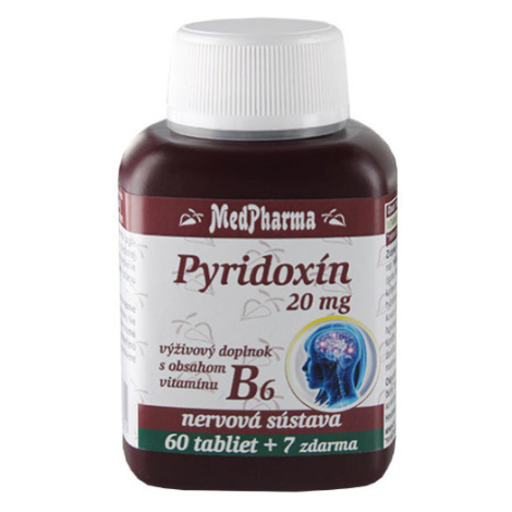 MedPharma Pyridoxín 20 mg 67 tabliet