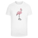 Men's T-shirt Flamingo Baller - white