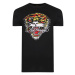 Ed Hardy  Mt-tiger t-shirt  Tričká s krátkym rukávom Čierna