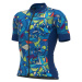 ALÉ Cyklistický dres s krátkym rukávom - OVER PRAGMA - modrá
