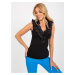 ČIERNY TOP BEZ RUKÁVOV NM-BZ-JX-08909.25-BLACK