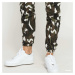 Kalhoty Urban Classics Geometric Camo Stretch Twill Cargo Pants Camo Green/ White