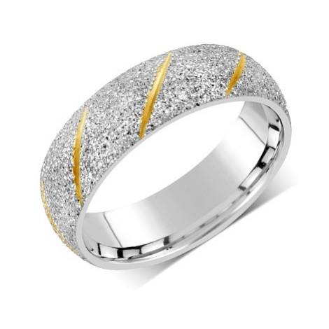 L'AMOUR snubný prsteň pre mužov aj ženy z ocele Silvego