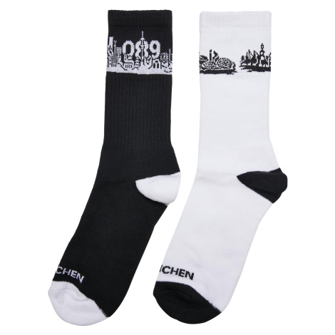 Major City 089 Socks 2-Pack Black/White mister tee