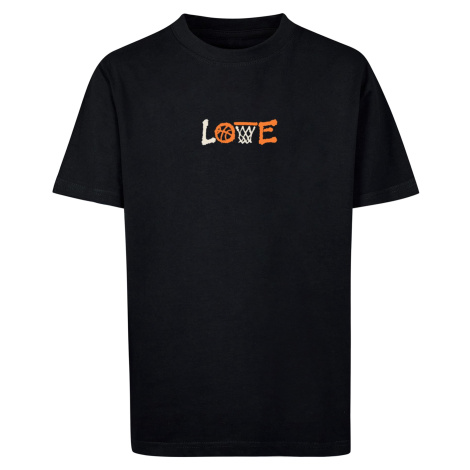 Children's Basketball T-Shirt Love Tee Black