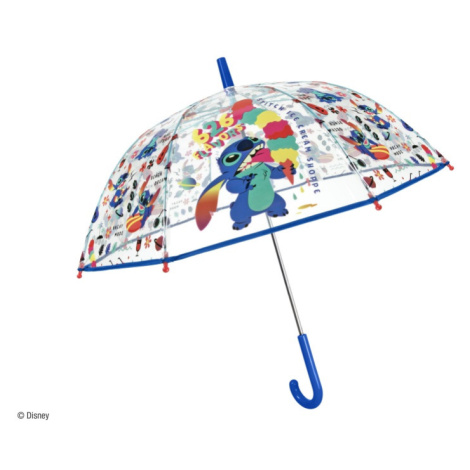 Detský dáždnik Lilo & Stitch Transparent, 75425 Perletti