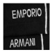 Emporio Armani Súprava 2 párov krátkych ponožiek dámskych 292315 4R227 00020 Čierna