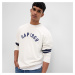 Mikina GAP Logo Crewneck Sweatshirt Carls Stone