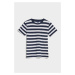 TRIČKO GANT RELAXED STRIPED T-SHIRT CLASSIC BLUE