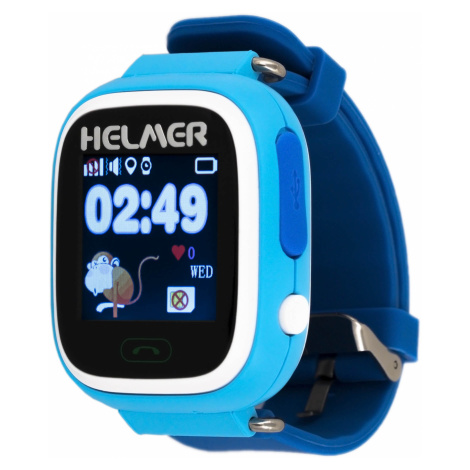 Helmer Chytré dotykové hodinky s GPS lokátorem LK modré