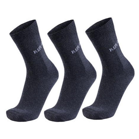 Replay Pánske vysoké ponožky - 3 páry C100632 Dark Grey Melange