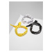 Multicolor Scarf 3-Pack Black+Yellow+White