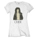 Cher tričko Leather Jacket Biela