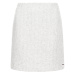 Tommy Hilfiger Sukňa - WOOL BLEND HERRINGB SHORT SKIRT šedá