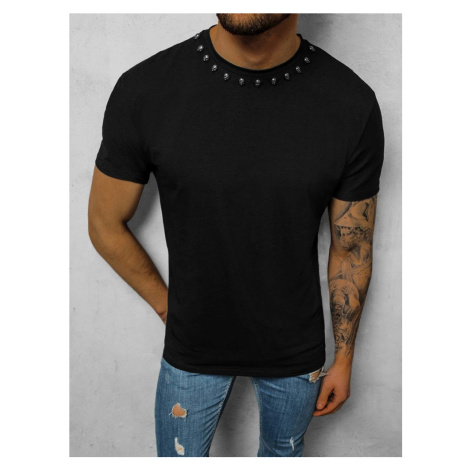 Originálne čierne tričko s lebkami NB/3015