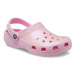 Kroksy (rekreačná obuv) CROCS Classic Glitter Clog flamingo