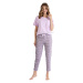 LEVEZA (M-Max) Dámske pyžamo Tryni1426 1-sv.fialová